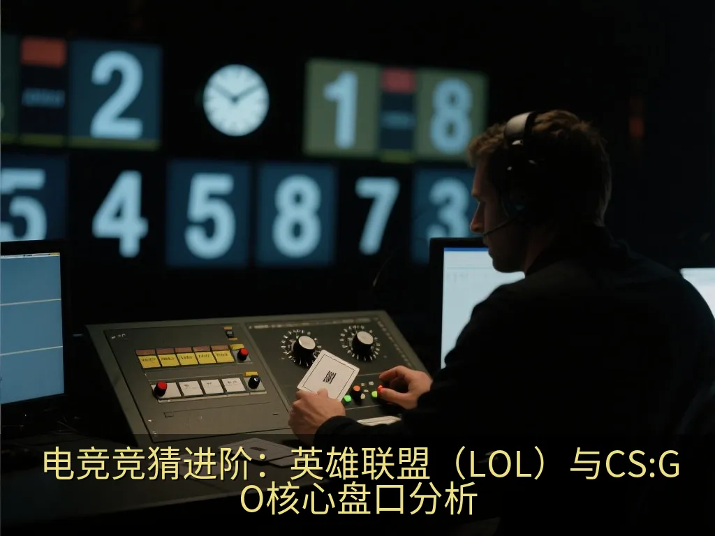 现代电竞赛事舞台与数据大屏